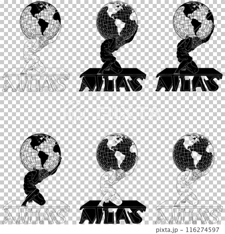 Titan Atlas holding the earth 116274597