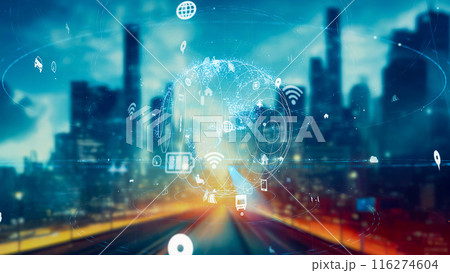 未来都市とネットワーク 未来都市とネットワーク 116274604