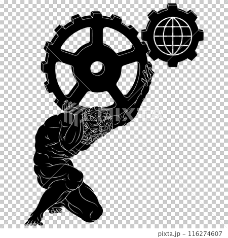 Titan Atlas holding the earth 116274607