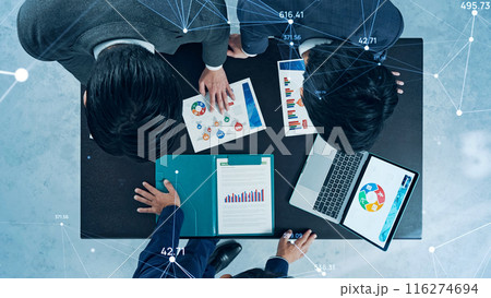 ビジネスミーティングとネットワーク 116274694