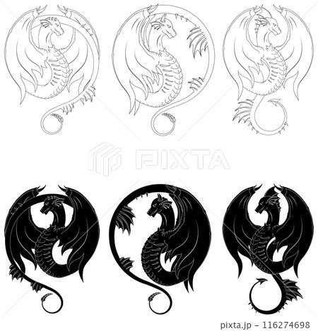 European medieval dragons 116274698
