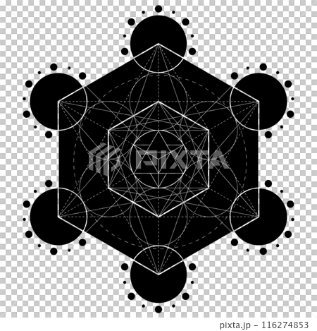 Geometric symbol of Metatron Geometric symbol of Metatron 116274853