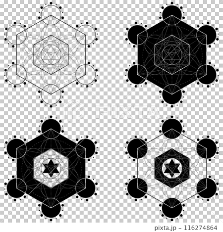 Geometric symbol of Metatron Geometric symbol of Metatron 116274864