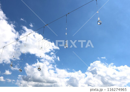 青空と白い雲とサンキャッチャー 青空と白い雲とサンキャッチャー 116274965