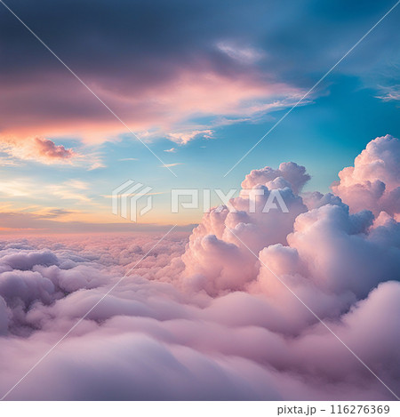 Sky,clouds background and texture. Dramatic amazing sky and clouds from above at sunset. Abstract pastel sky, coluds concept. Sky,clouds background and texture. Dramatic amazing sky and clouds from above at sunset. Abstract pastel sky, coluds concept. 116276369