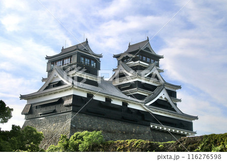 熊本城・日本三名城・北側(熊本県・熊本市) 熊本城・日本三名城・北側(熊本県・熊本市) 116276598