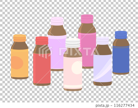 Illustration of various types of beauty drinks Illustration of various types of beauty drinks 116277434