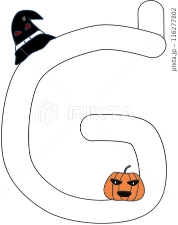 English alphabet in Halloween theme English alphabet in Halloween theme 116277802