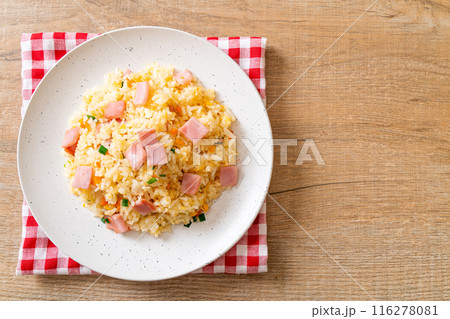 ham fried rice 116278081