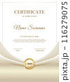 Modern certificate template with elegant design 116279075