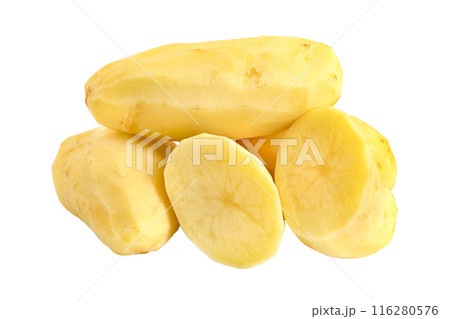 peeled potatoes isolated peeled potatoes isolated 116280576