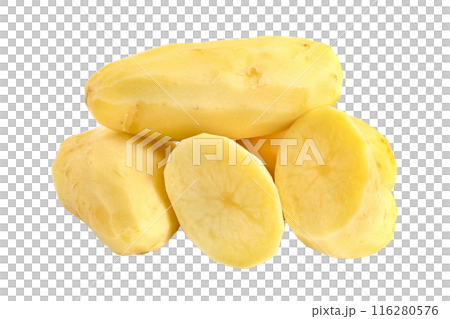 peeled potatoes isolated peeled potatoes isolated 116280576