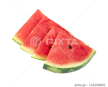 sliced watermelon isolated sliced watermelon isolated 116280605