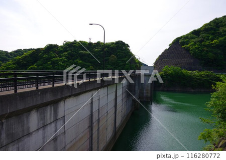 兵庫県淡路島 本庄川ダム 兵庫県淡路島 本庄川ダム 116280772