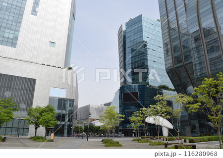 韓国ソウル デジタルメディアシティ(DMC)の街並み 韓国ソウル デジタルメディアシティ(DMC)の街並み 116280968