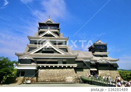 熊本城・天守閣・南側（熊本県・熊本市） 116281489