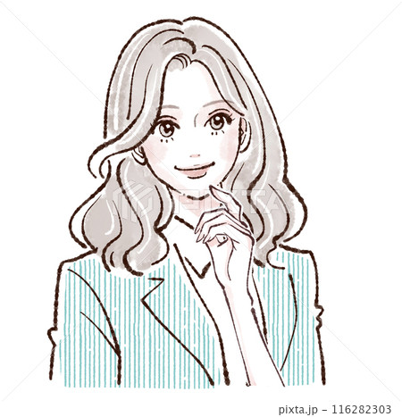 女性・女の子のイラスト素材 116282303