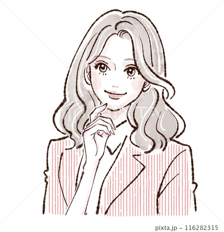 女性・女の子のイラスト素材 116282315