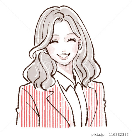 女性・女の子のイラスト素材 116282355