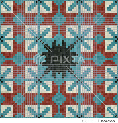 Mosaic tiles vector background 85 116282559