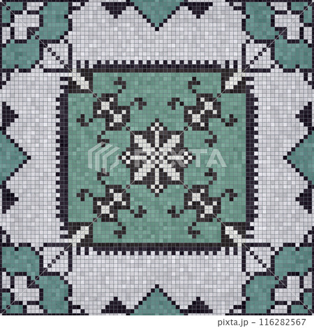 Mosaic tiles vector background 88 Mosaic tiles vector background 88 116282567