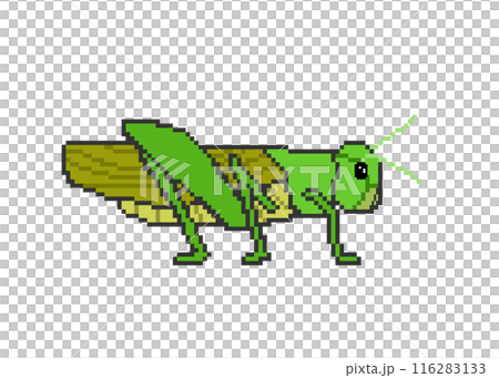 Grasshopper_Pixel art Grasshopper_Pixel art 116283133