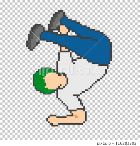 霹靂舞_像素藝術男(綠髮) 霹靂舞_像素藝術男(綠髮) 116283202