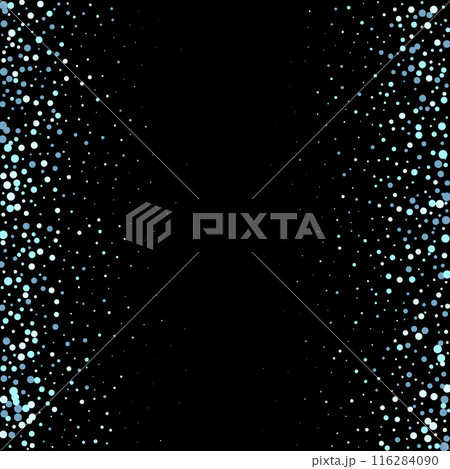 Shiny background of blue circles on a black background. Festive background. eps 10 116284090
