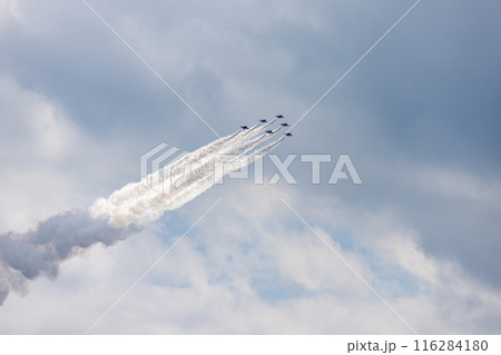ブルーインパルスの航空ショー 116284180