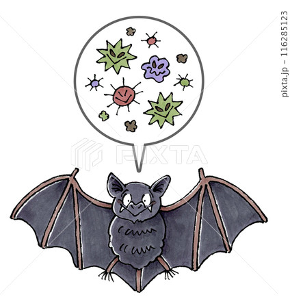 コウモリと病原菌 116285123