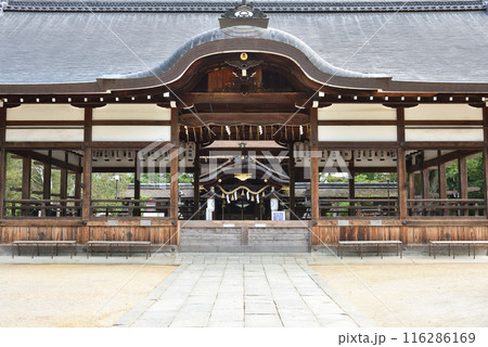 藤森神社 拝殿と本殿 藤森神社 拝殿と本殿 116286169