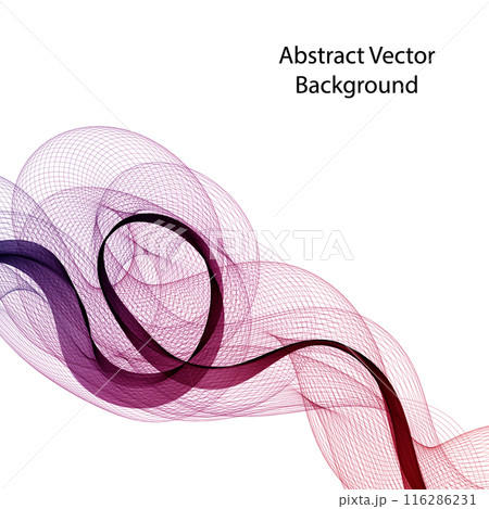 colorful abstract wave. layout for...のイラスト素材 [116286231] - PIXTA