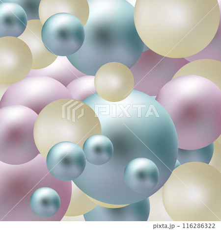 Beautiful background with bright mother-of-pearl pearls. eps 10 Beautiful background with bright mother-of-pearl pearls. eps 10 116286322