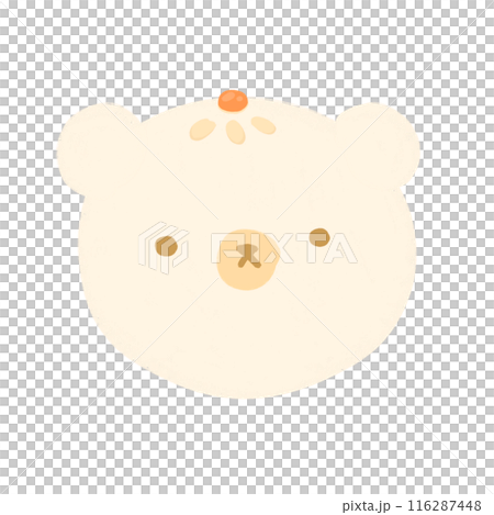 Bear Steamed Bun Cartoon illustration Cute Bear Cartoon Salapao Cartoon Animal Steamed Bun Cartoon Dim Sum Cartoon 116287448