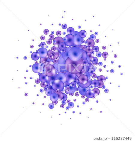 Purple mother-of-pearl pearls. Vector background for decoration. Design element. eps 10 Purple mother-of-pearl pearls. Vector background for decoration. Design element. eps 10 116287449