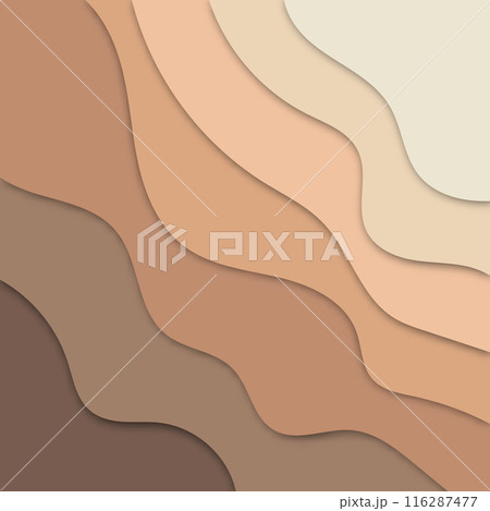 Abstract vector background. Paper cat. Geometric illustration. eps 10 116287477