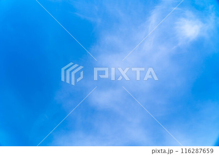 【空素材】初夏の薄雲広がる青空【長野県】 【空素材】初夏の薄雲広がる青空【長野県】 116287659