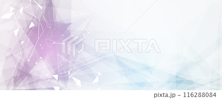 Neural network concept. Connected cells with links. High technology process. Abstract background. vector art. 116288084