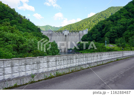 札内川ダムの堤体 116288487