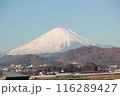 富士山　積雪 116289427