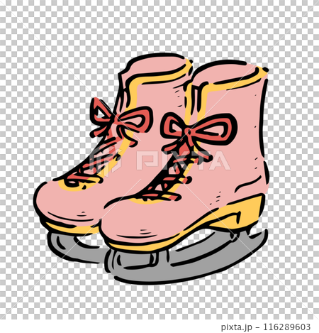 手繪溜冰鞋 116289603