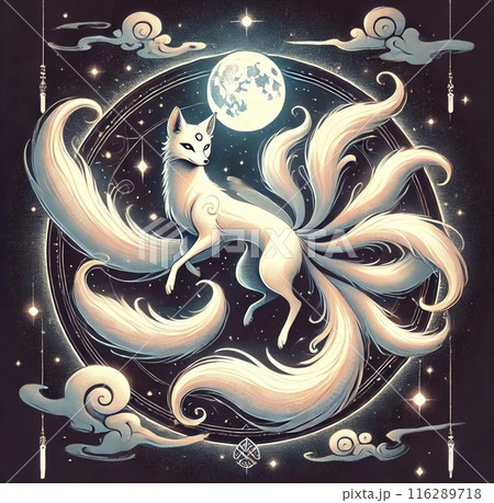 九尾の狐1のイラスト素材 [116289718] - PIXTA