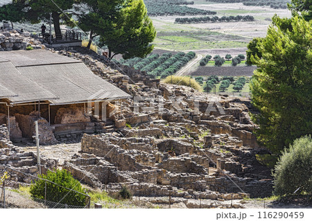 The historical ruins of the Festa Palace on the island of Crete (Greece) The historical ruins of the Festa Palace on the island of Crete (Greece) 116290459