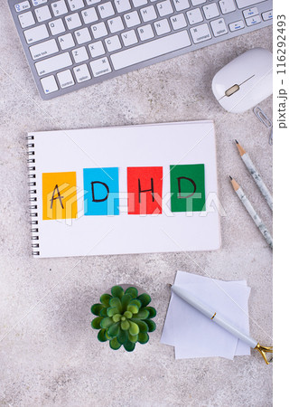 ADCH concept with letter on work desk 116292493