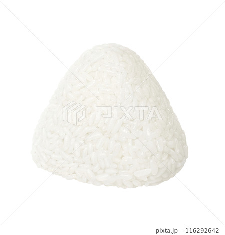 おにぎり イラスト リアル 白バック 116292642