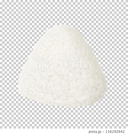 おにぎり イラスト リアル 白バック 116292642