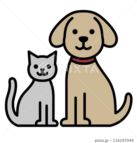 犬と猫のアイコン 116297049