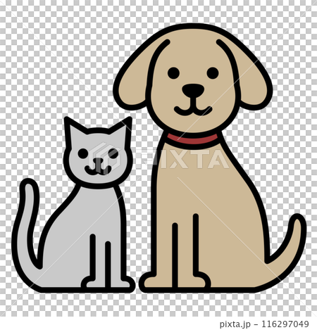 Dog and cat icons 116297049