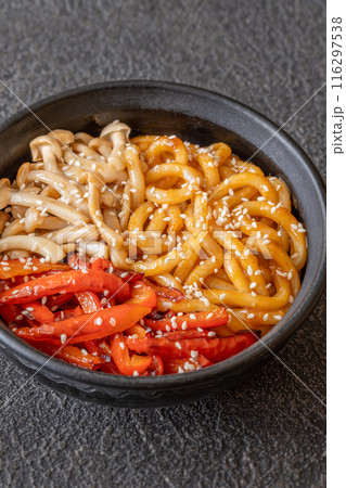 Udon noodles bowl 116297538
