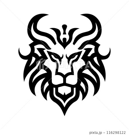 Manticore icon or modern line symbol. Vector line art and icon design with bold outline. Black and white Pixel Perfect minimalistic symbol isolated white background. Silhouette simple thin sign Manticore icon or modern line symbol. Vector line art and icon design with bold outline. Black and white Pixel Perfect minimalistic symbol isolated white background. Silhouette simple thin sign 116298122